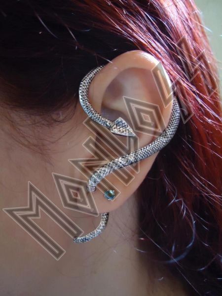 Brinco Ear Cuff Serpente
